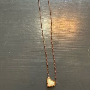 Kendra Scott Gold Heart Pendant Necklace